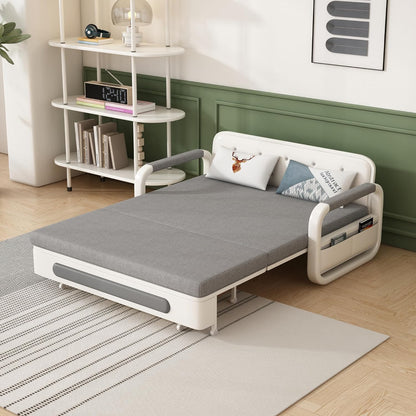 Foldable Sofa Bed with a Hidden Storage