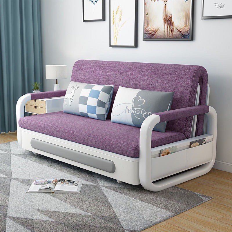 Foldable Sofa Bed with a Hidden Storage