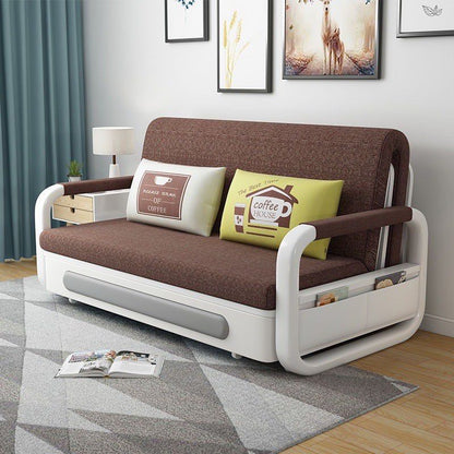 Foldable Sofa Bed with a Hidden Storage