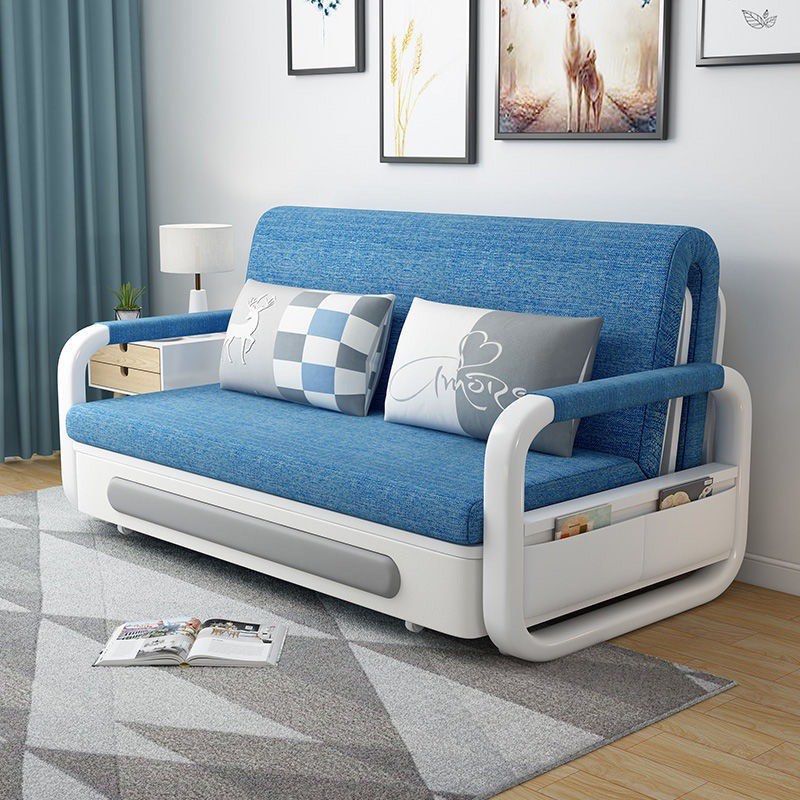 Foldable Sofa Bed with a Hidden Storage